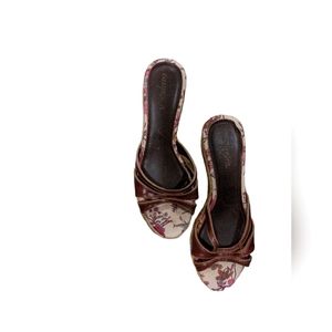 ::NWOT:: Easy Spirit/Brown 🤎/Espadrille/Leather/Sandal/Sz 9